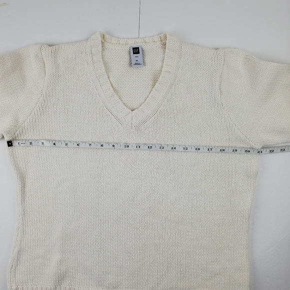 Gap Factory heavy knit vneck sweater XL - Picture 5 of 7